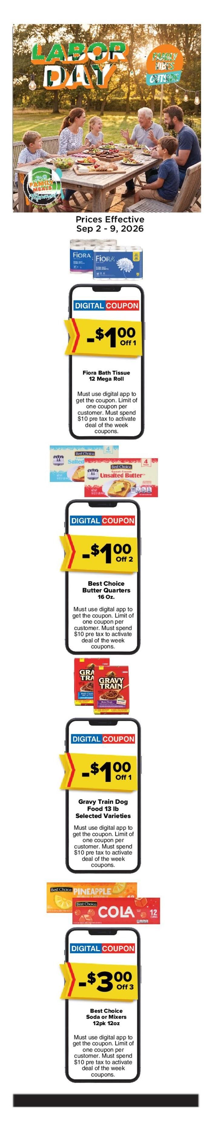 Brothers Market (Clarion, IA) Weekly Ad September 2 - 9, 2026