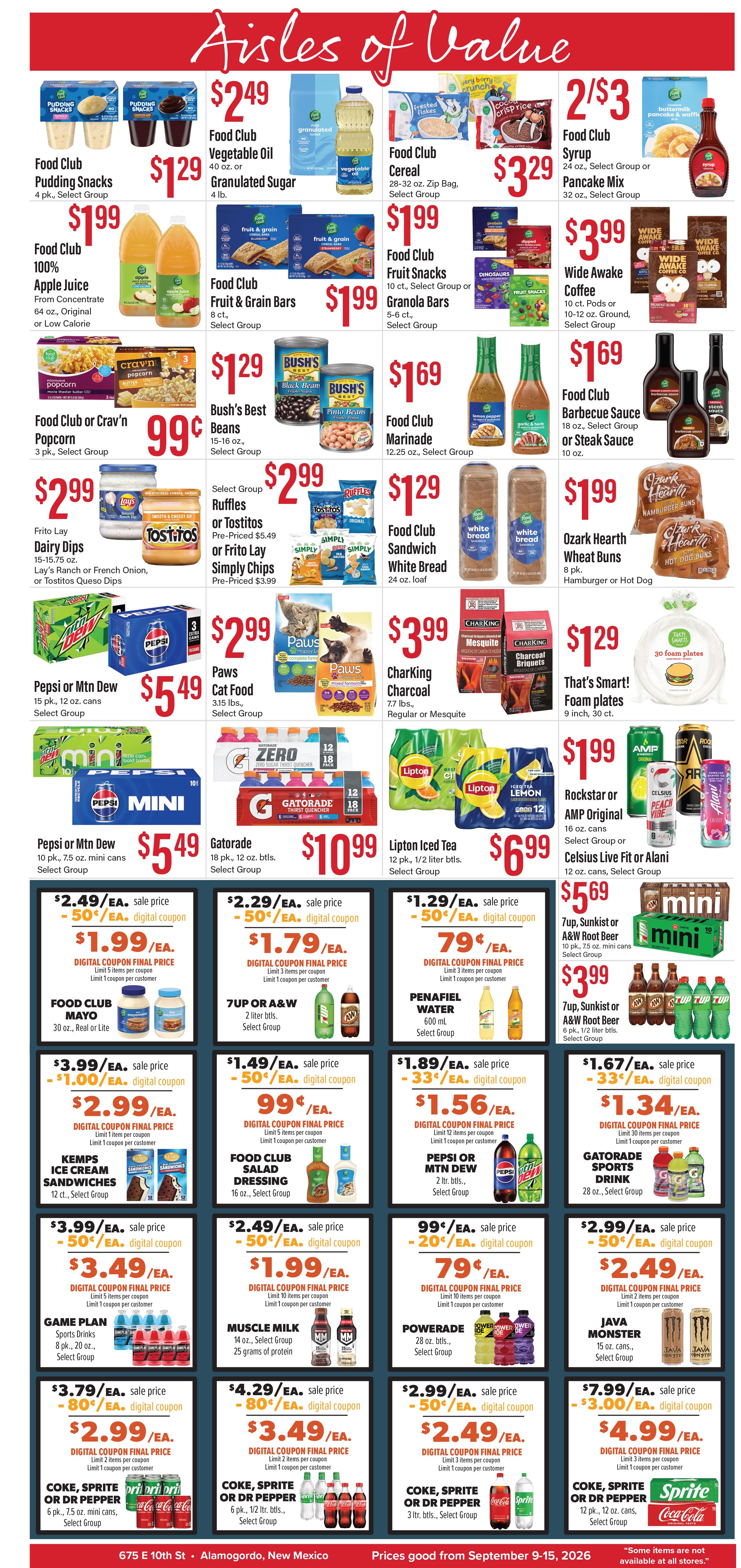 Lowe's Signature Market Weekly Ad September 9 - 15, 2026