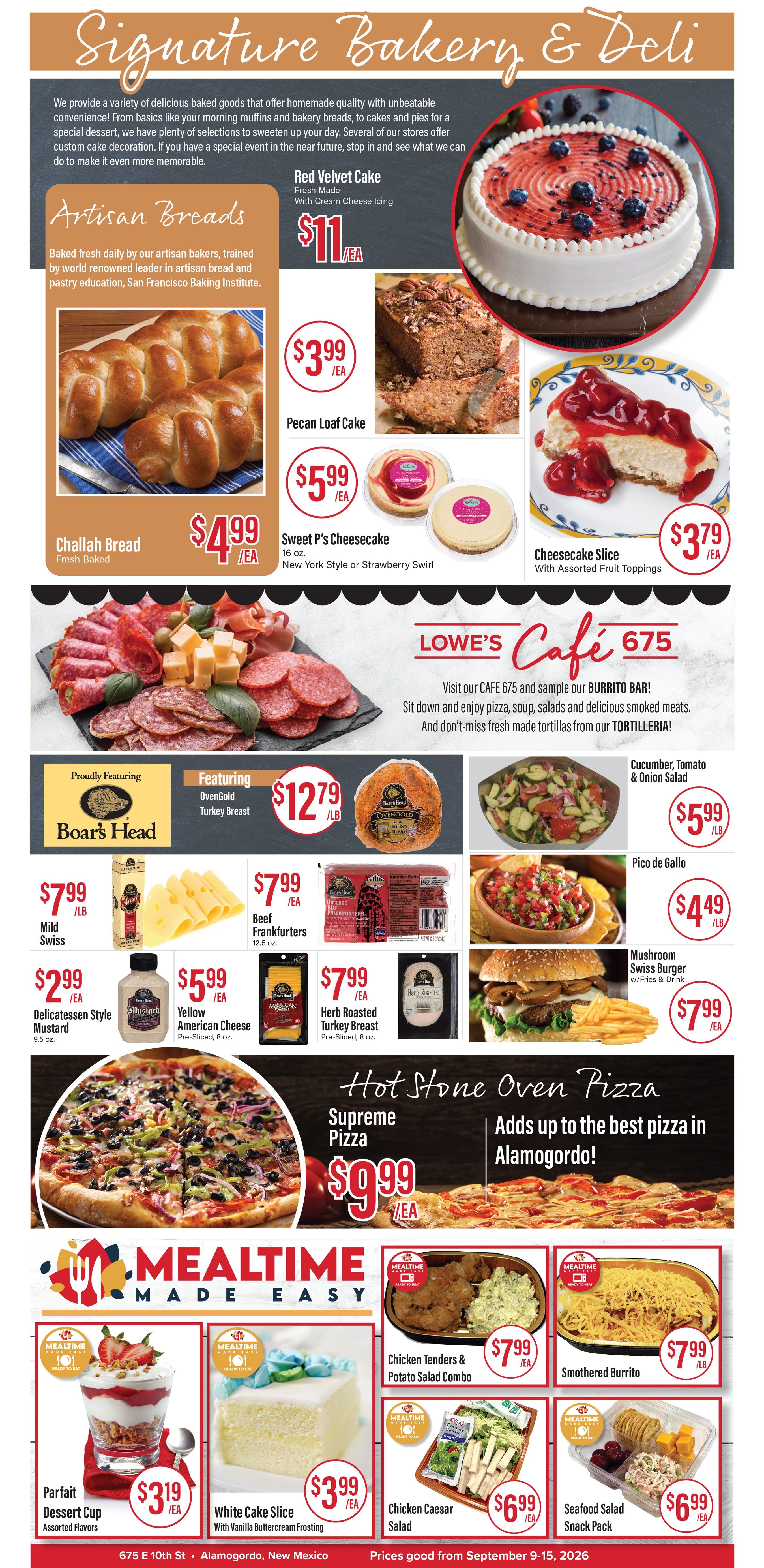 Lowe's Signature Market Weekly Ad September 9 - 15, 2026