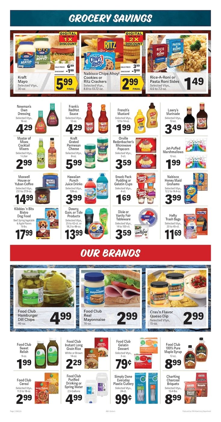 A&B Family Foods Weekly Ad September 2 - 8, 2026