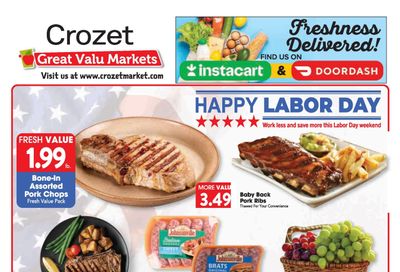 Crozet Market Weekly Ad September 2 - 8, 2026