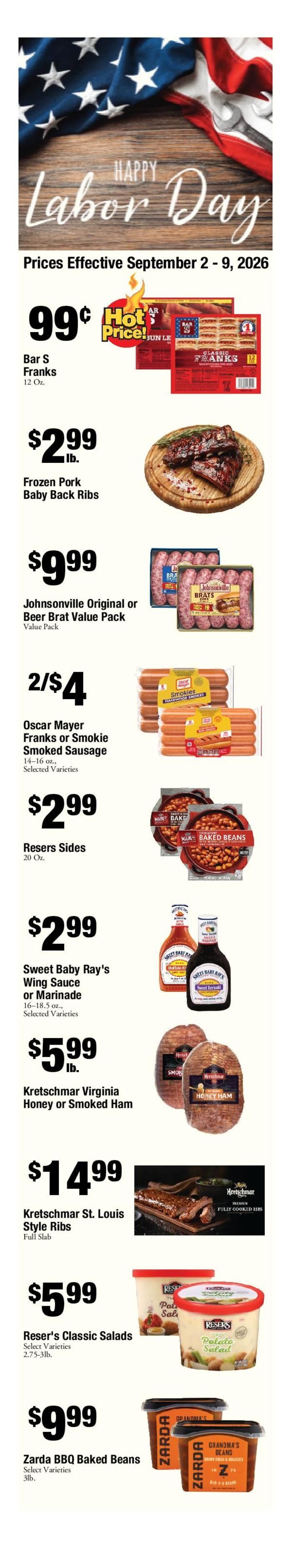 Brothers Market (St. Joseph, MO) Weekly Ad September 2 - 9, 2026