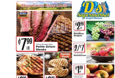 D's Supermarket (Stanford, MT) Weekly Ad August 26 - September 1, 2026