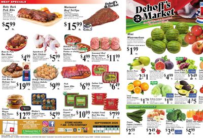 Dehoff's Key Markets (Redwood City Area, CA) Weekly Ad September 2 - 8, 2026