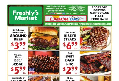 Freshly's Market Weekly Ad September 2 - 8, 2026