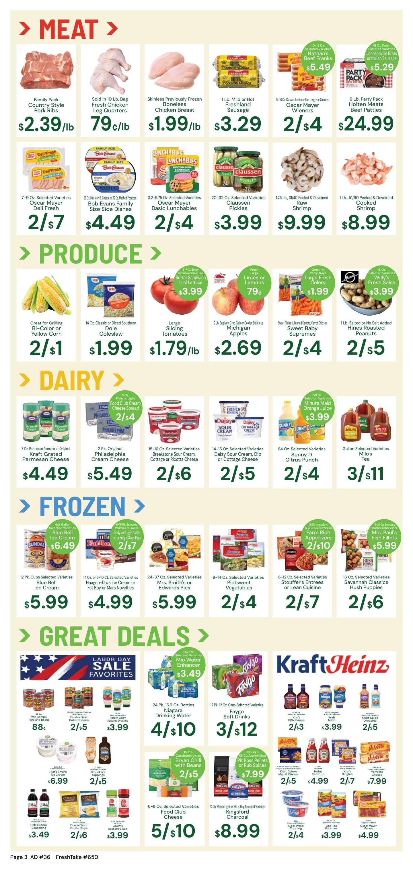 FreshTake Grocery Weekly Ad September 2 - 8, 2026