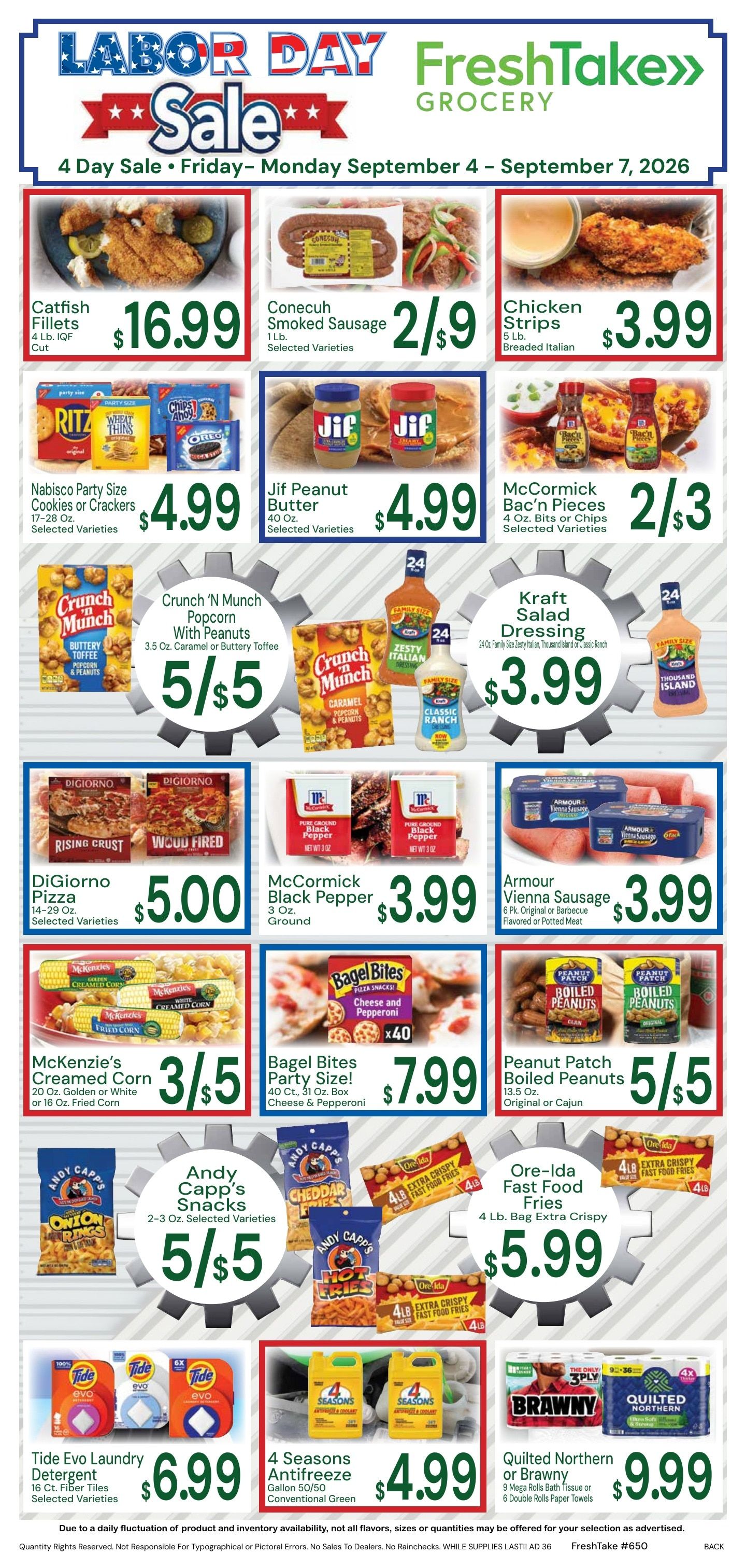 FreshTake Grocery Weekly Ad September 2 - 8, 2026