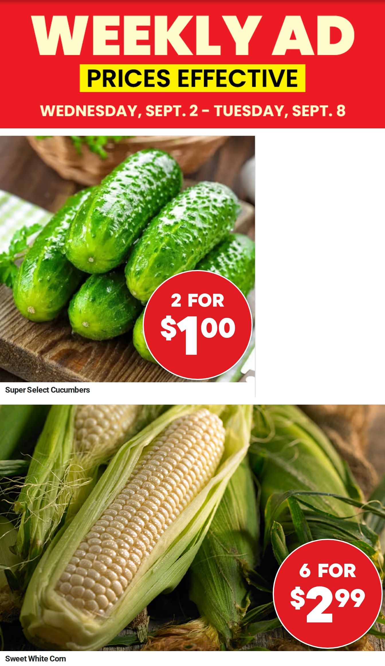 Harvest Fare (2905 Hamilton Ave, Baltimore, MD) Weekly Ad September 2 - 8, 2026