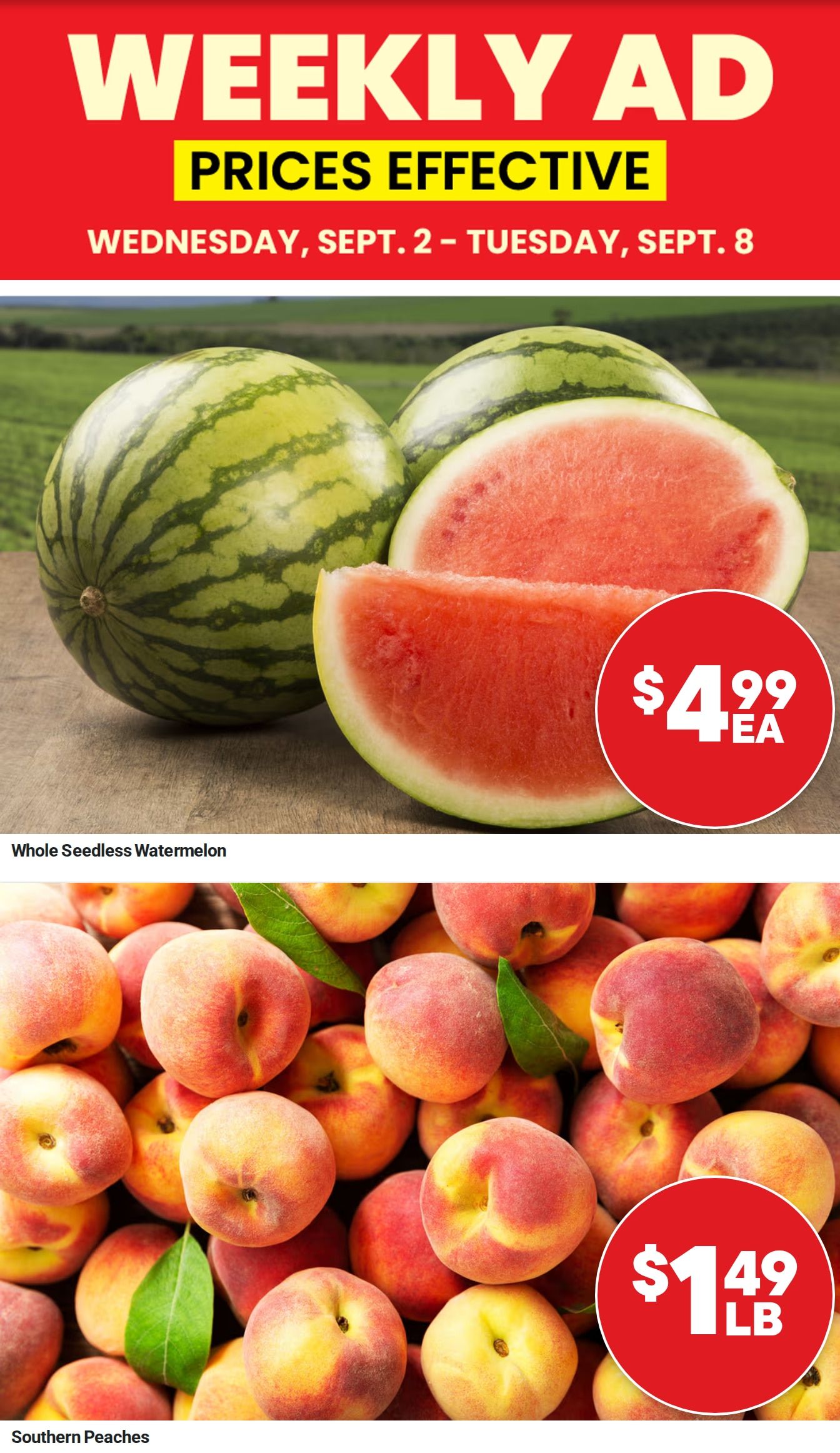 Harvest Fare (2315 Belair Rd, Fallston, MD) Weekly Ad September 2 - 8, 2026