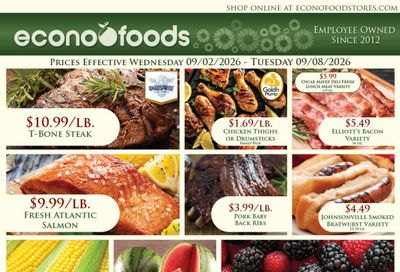 Econofoods Weekly Ad September 2 - 8, 2026