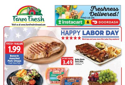 Farm Fresh Richmond Weekly Ad September 2 - 8, 2026