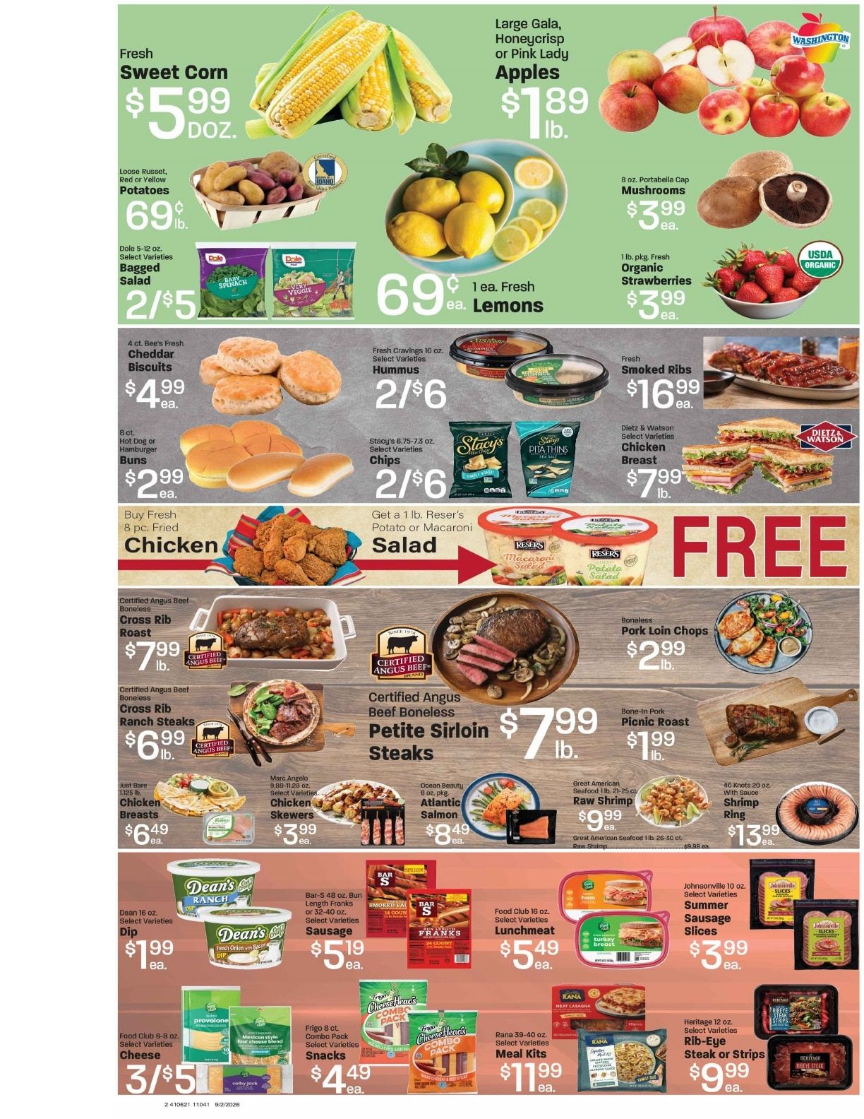 Bee's Marketplace Weekly Ad September 2 - 8, 2026