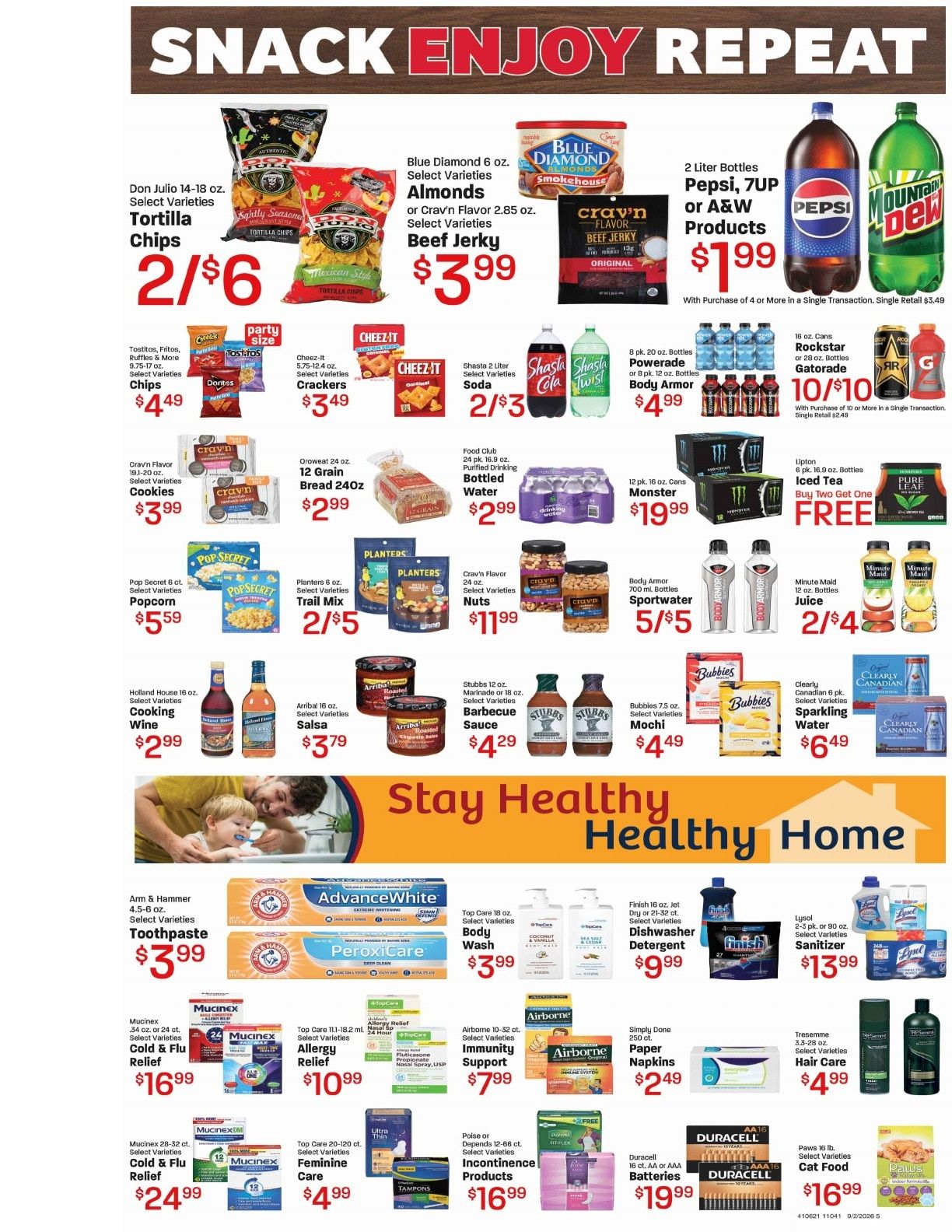 Bee's Marketplace Weekly Ad September 2 - 8, 2026