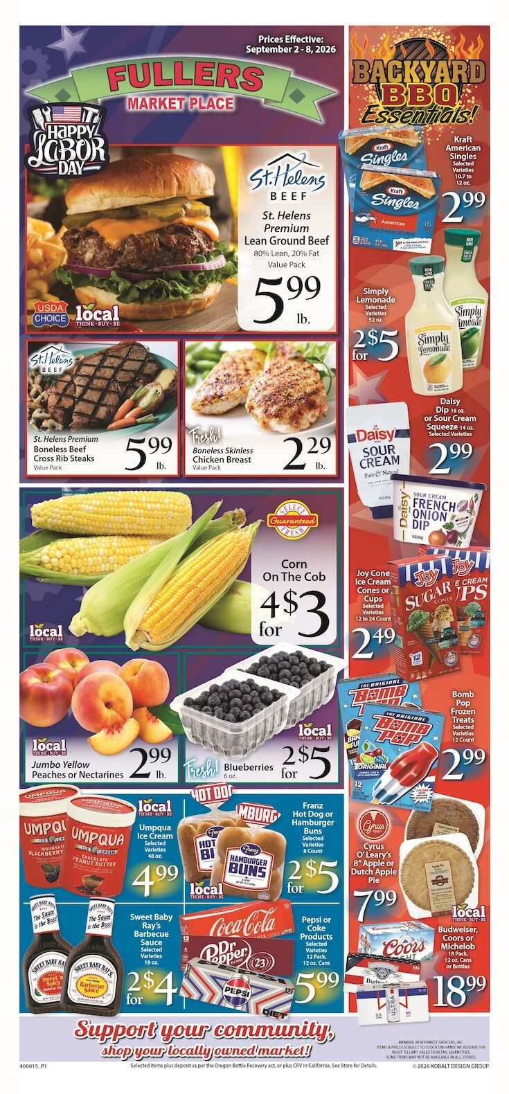 Fuller's Market Weekly Ad September 2 - 8, 2026