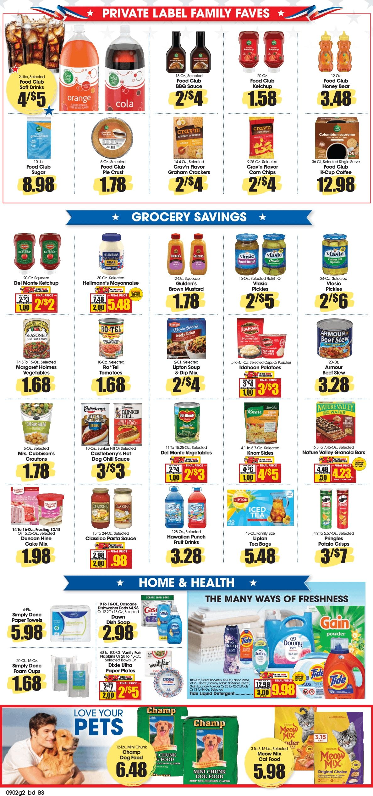 B&T's Food Fresh Market Weekly Ad September 2 - 8, 2026