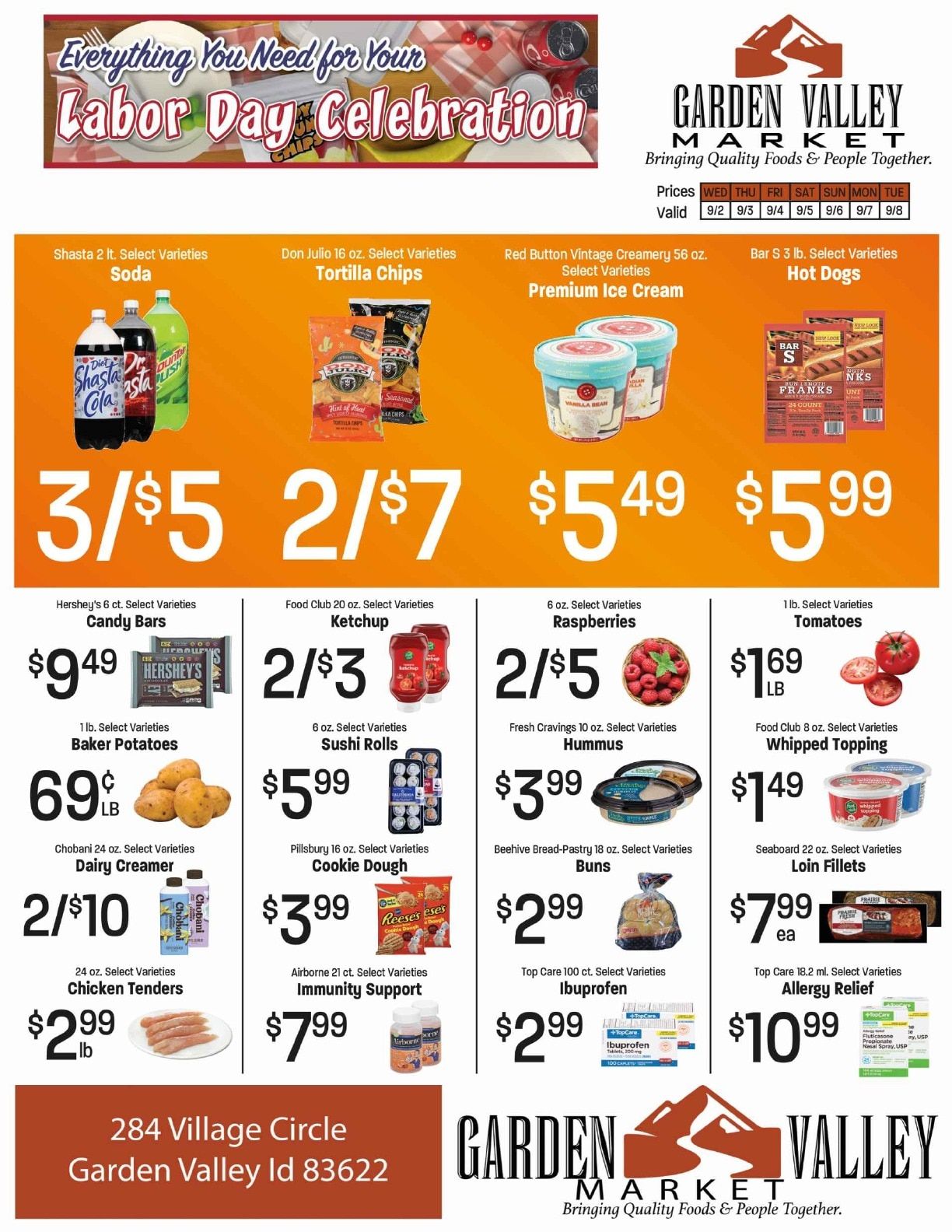 Garden Valley Market Weekly Ad September 2 - 8, 2026