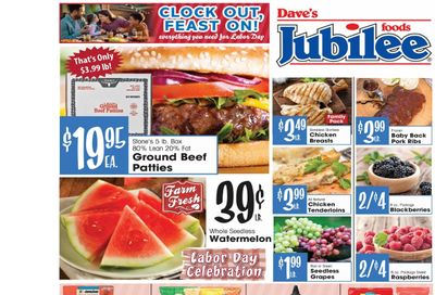 Dave's Jubilee Weekly Ad September 2 - 8, 2026