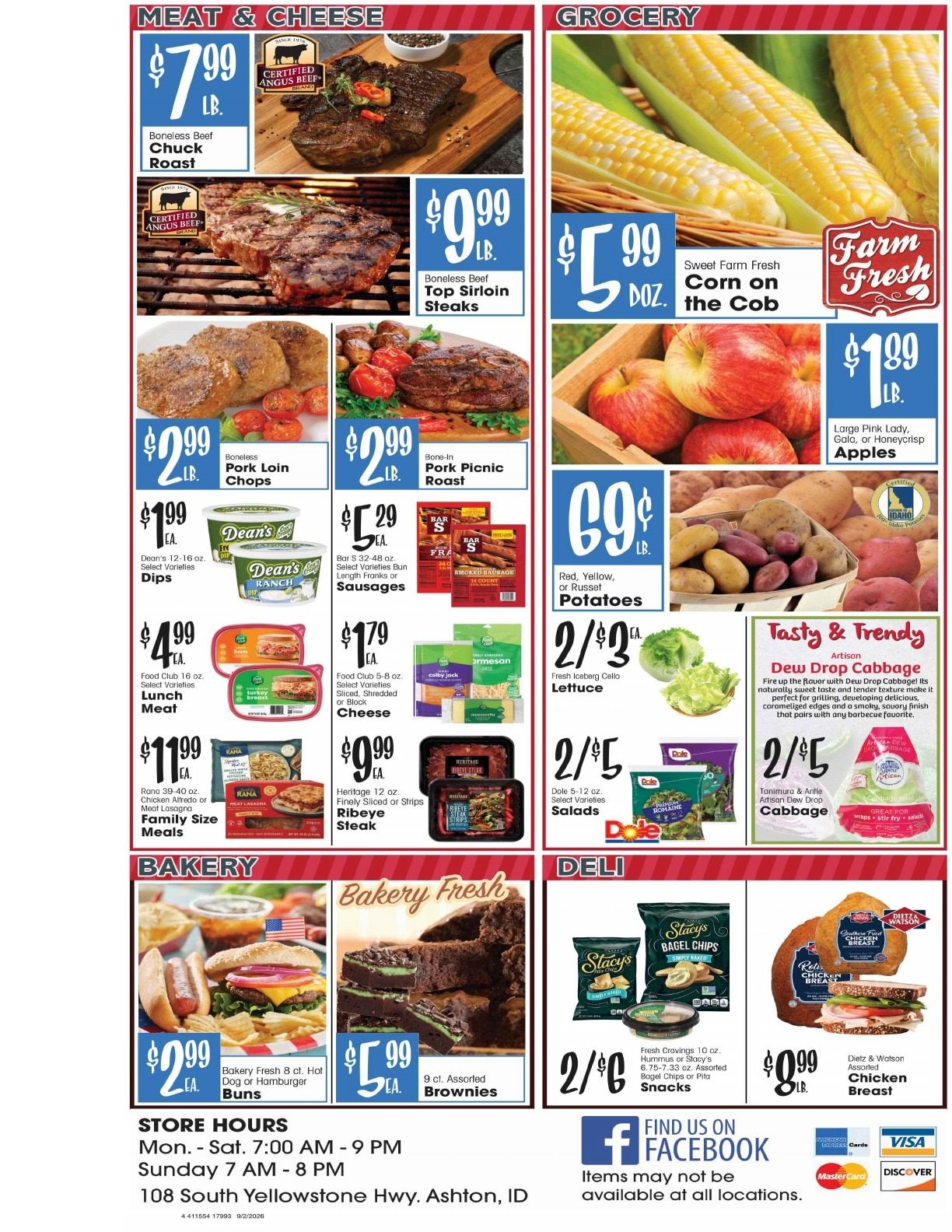 Dave's Jubilee Weekly Ad September 2 - 8, 2026