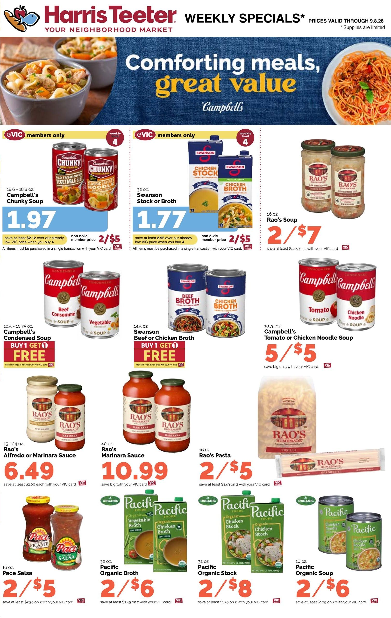 Harris Teeter (Asheville Area, NC) Weekly Ad September 2 - 8, 2026