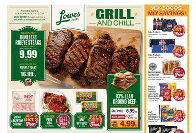 Lowes Foods (Burgaw Area, NC) Weekly Ad September 2 - 8, 2026