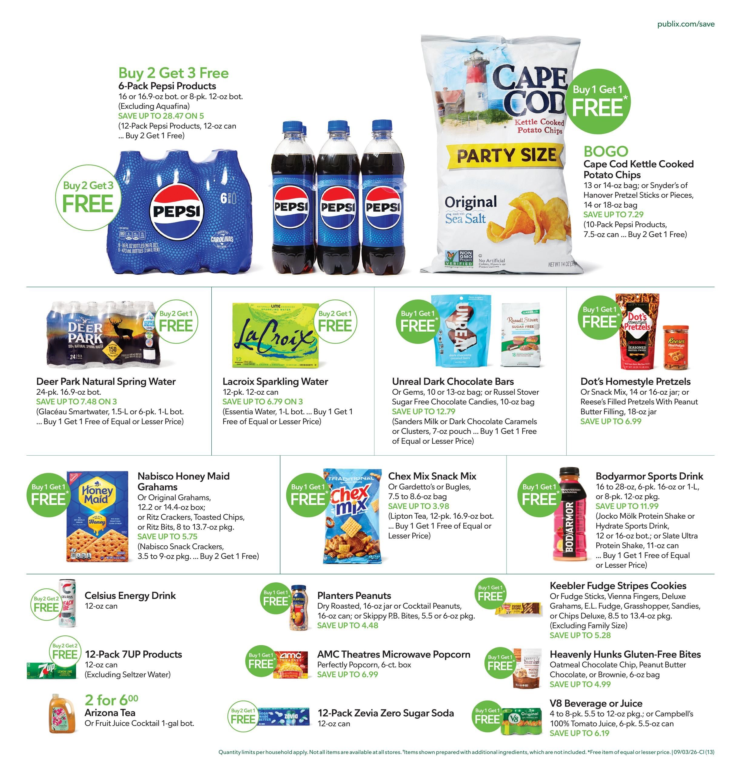 Publix (Simpsonville Area, SC) Weekly Ad September 2 - 8, 2026