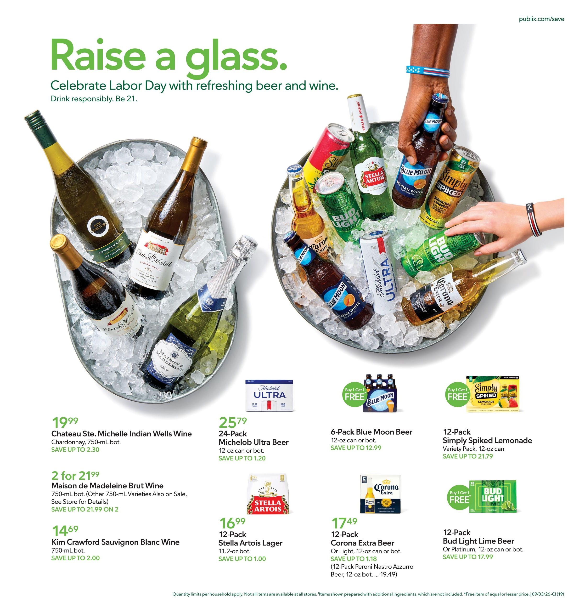 Publix (Simpsonville Area, SC) Weekly Ad September 2 - 8, 2026