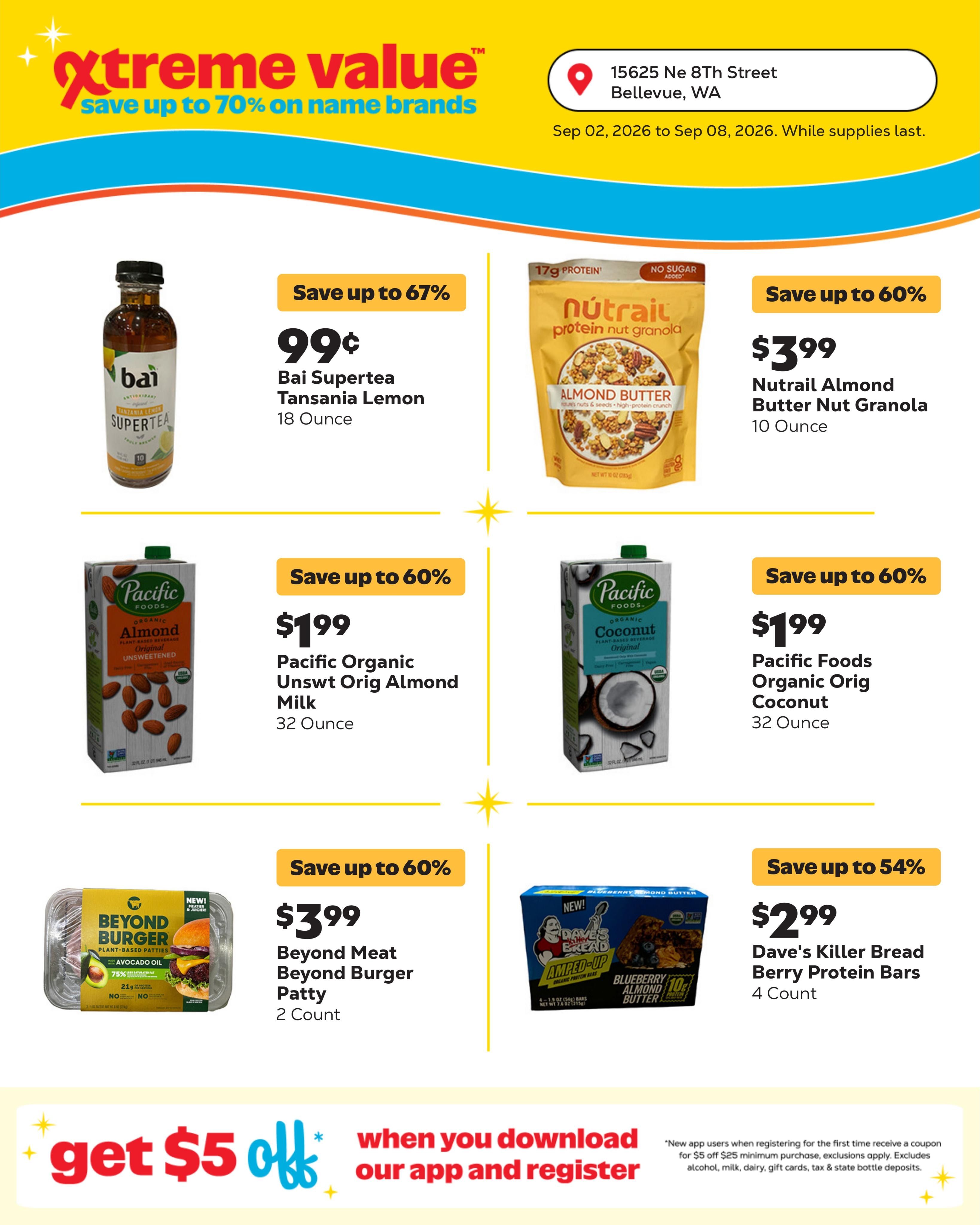 Grocery Outlet (Bellevue-Issaquah Area, WA) Weekly Ad September 2 - 8, 2026