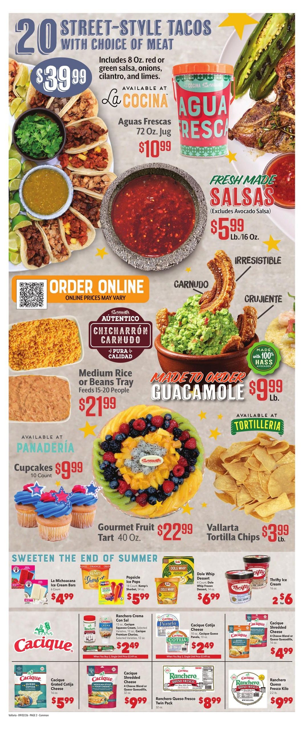 Vallarta Supermarkets (Avondale Area, AZ) Grocery Savings Weekly Ad September 2 - 8, 2026