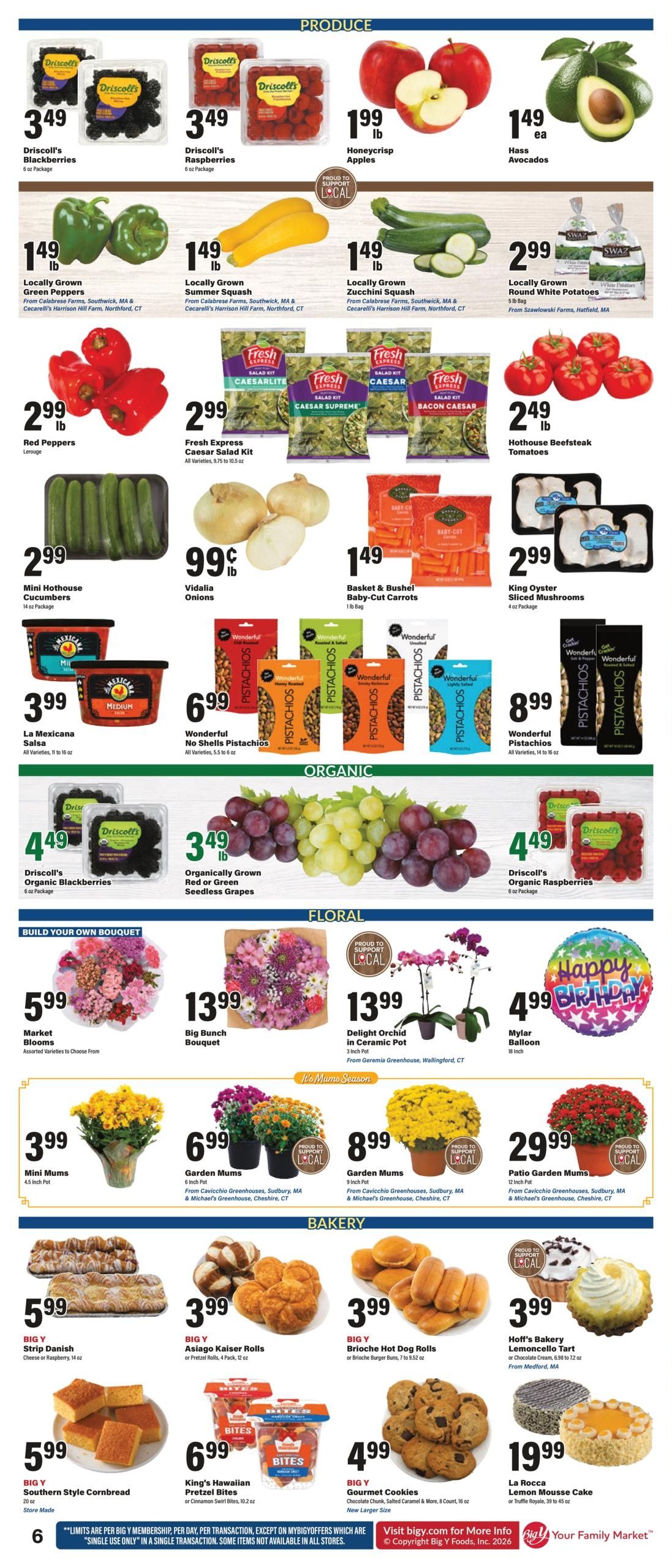 Big Y (Allston Area, MA) Weekly Ad September 3 - 9, 2026