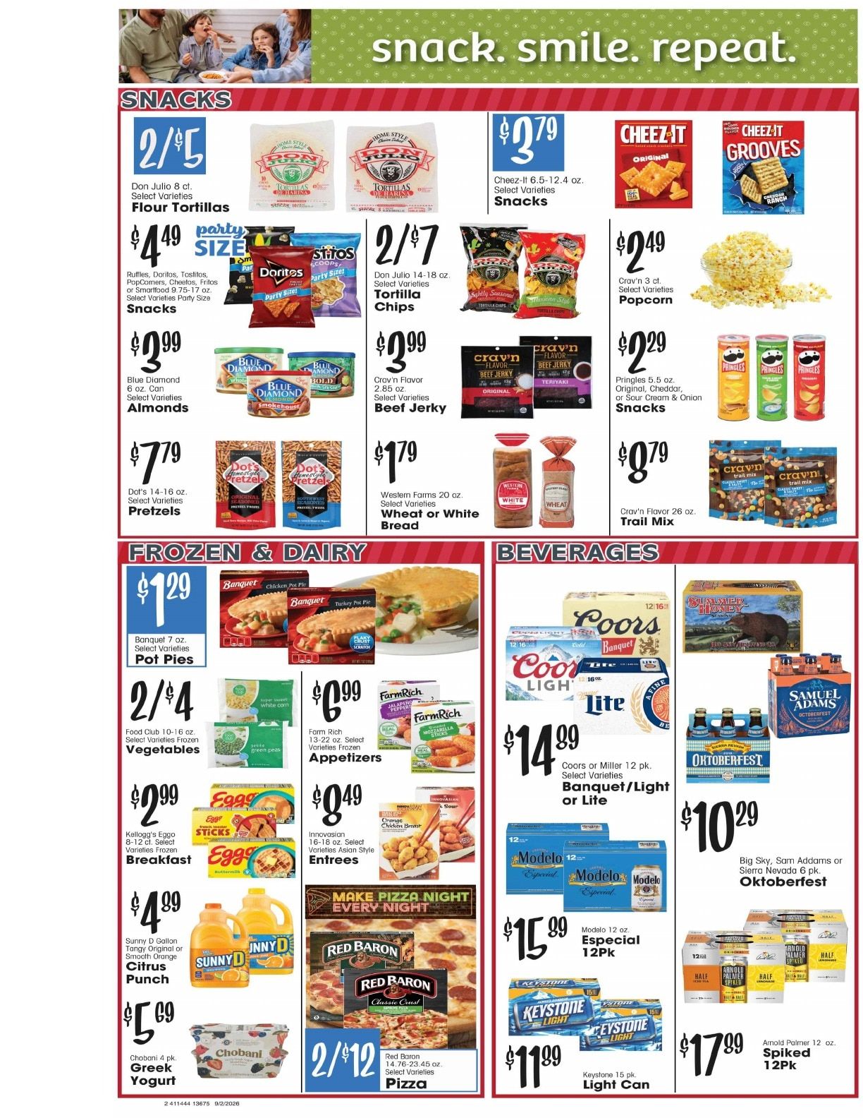 Canyon Foods Weekly Ad September 2 - 8, 2026