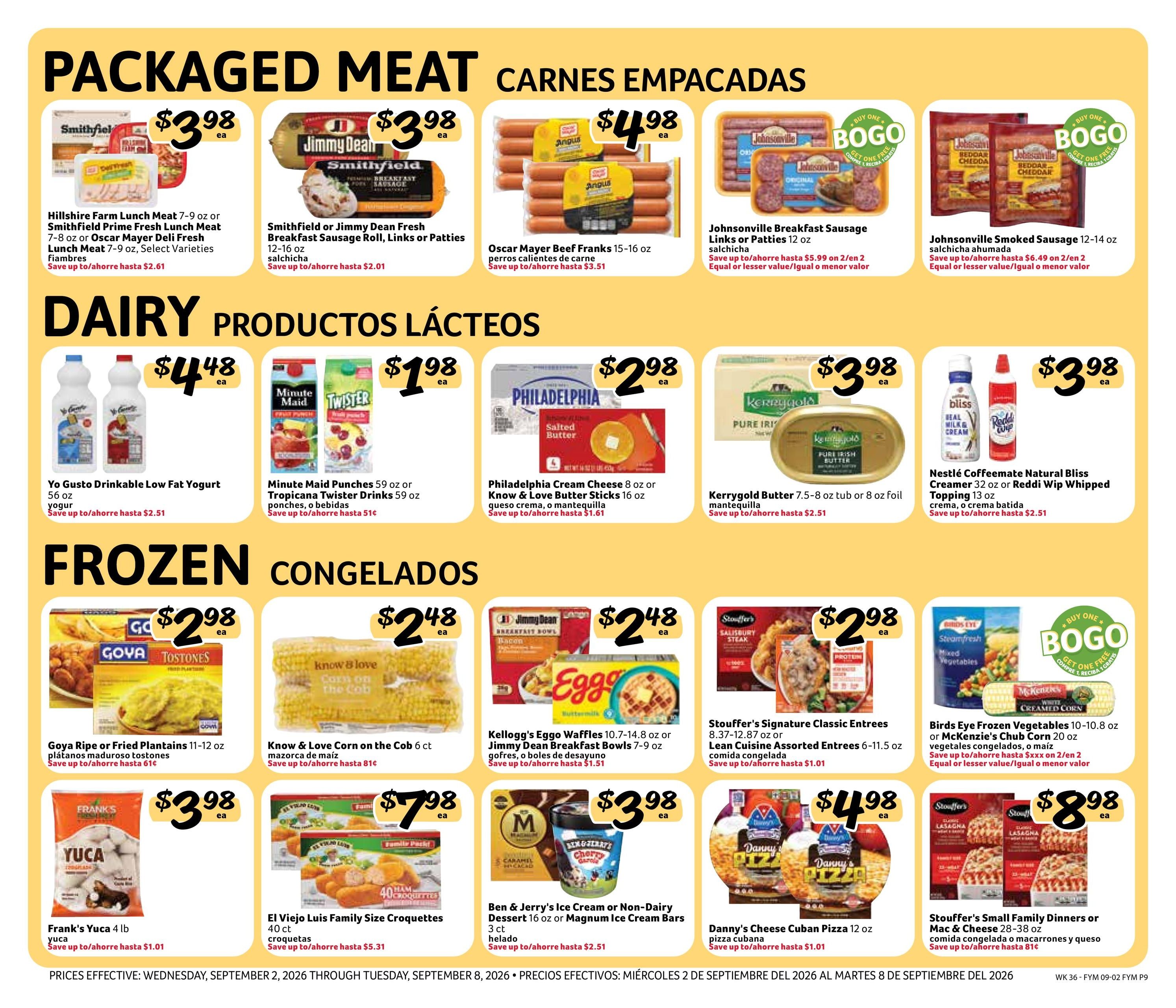 Fresco Y Mas (Boca Raton Area, FL) Weekly Ad September 2 - 8, 2026