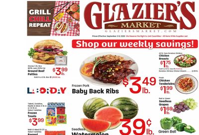 Glazier's Market Weekly Ad September 2 - 8, 2026