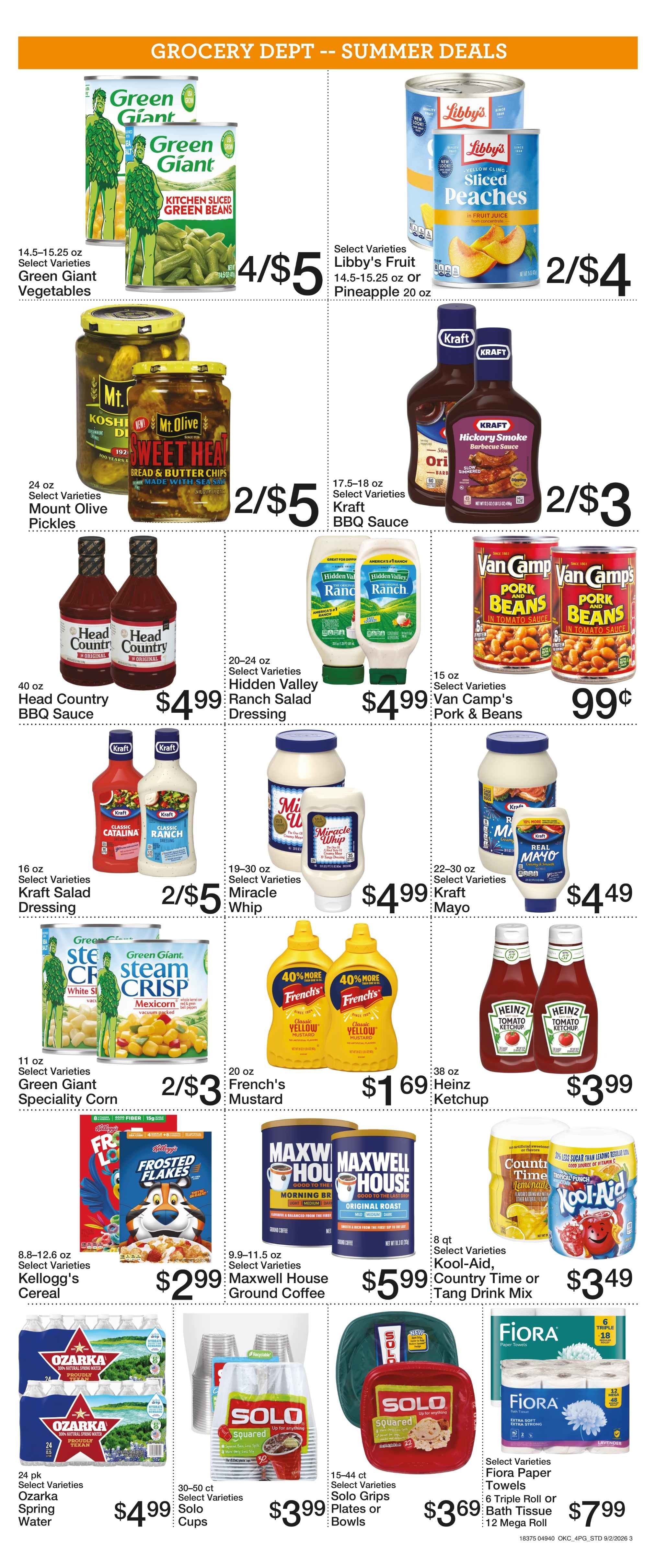 Hometown Foods Crescent 20th Anniversary Sale! Weekly Ad September 2 - 8, 2026