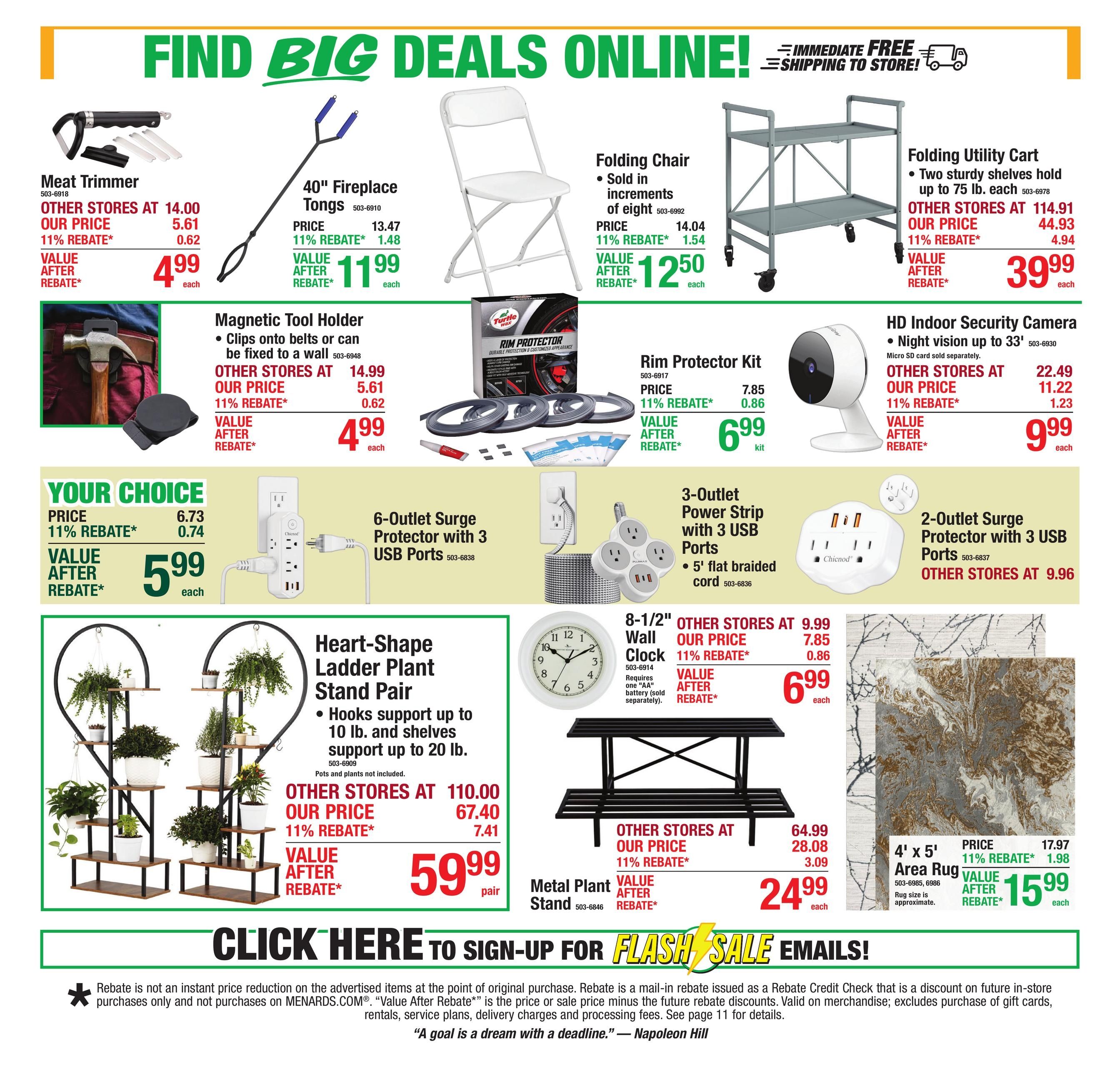 Menards (Allen Park Area, MI) 11% Rebate Sale Weekly Ad September 2 - 13, 2026