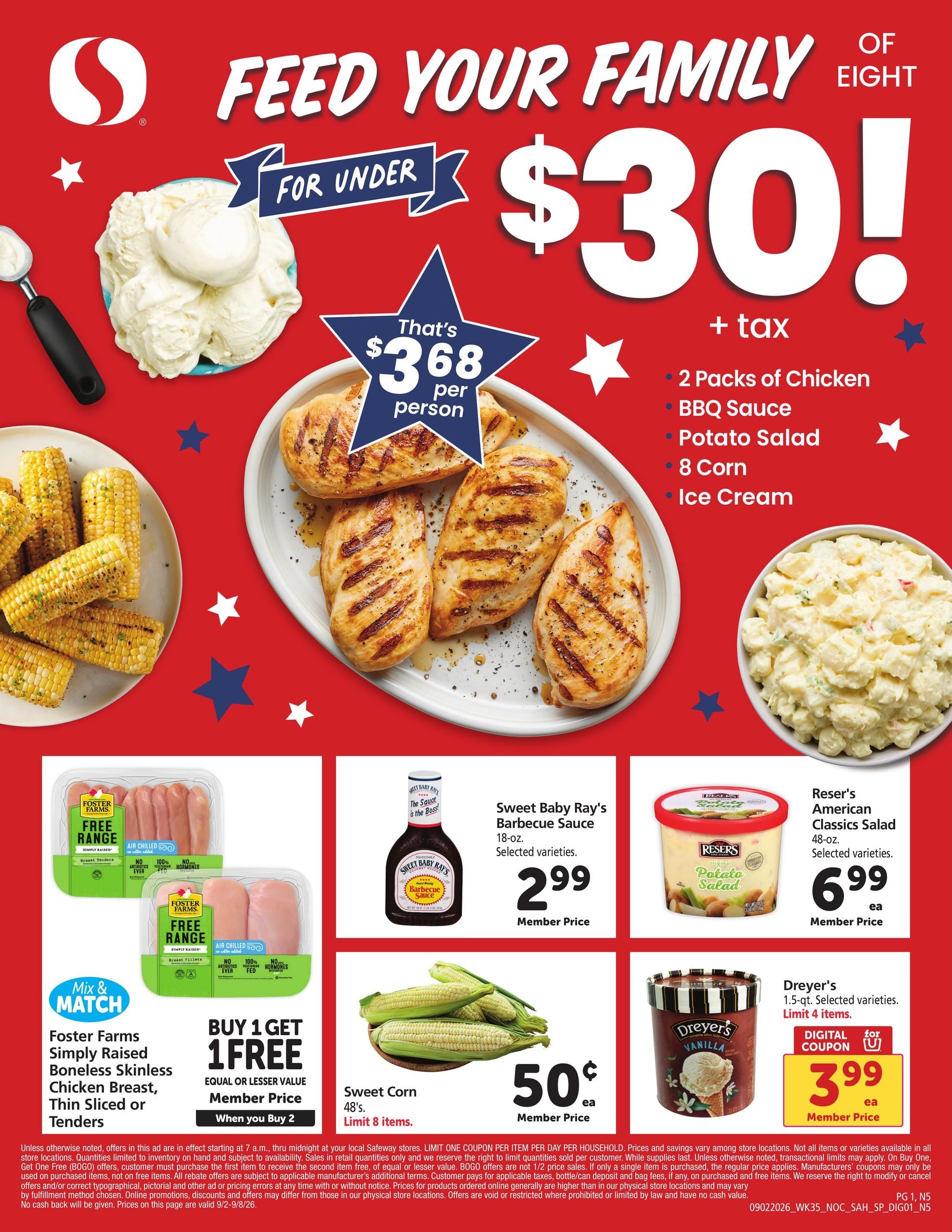 Safeway (Aiea Area, HI) Specialty Publication Weekly Ad September 2 - 8, 2026