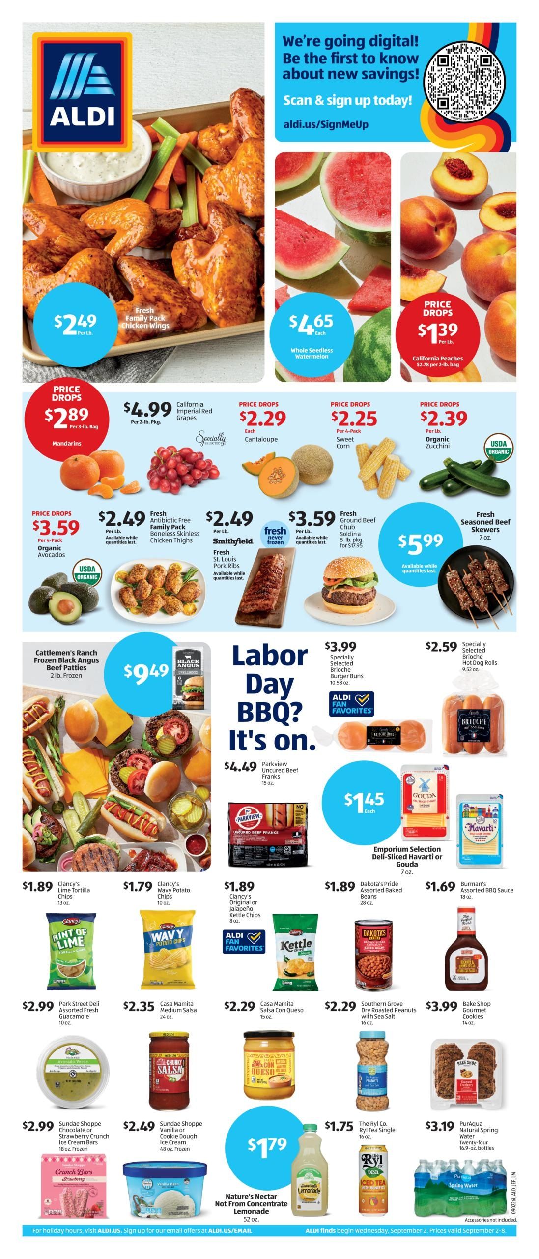 ALDI (Atlanta Area, GA) Weekly Ad September 2 - 8, 2026
