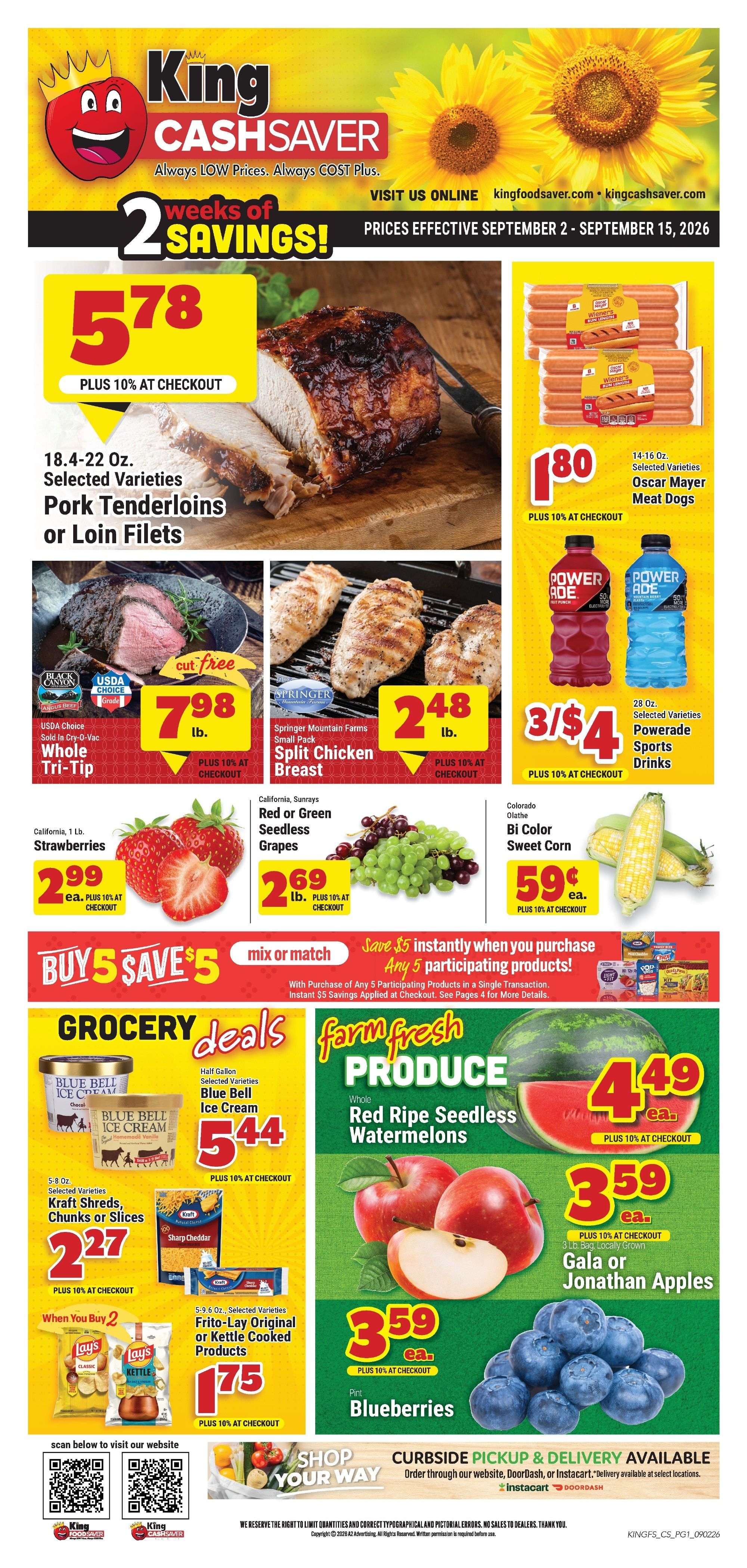 King Cash Saver (Carthage, MO) Weekly Ad September 2 - 15, 2026