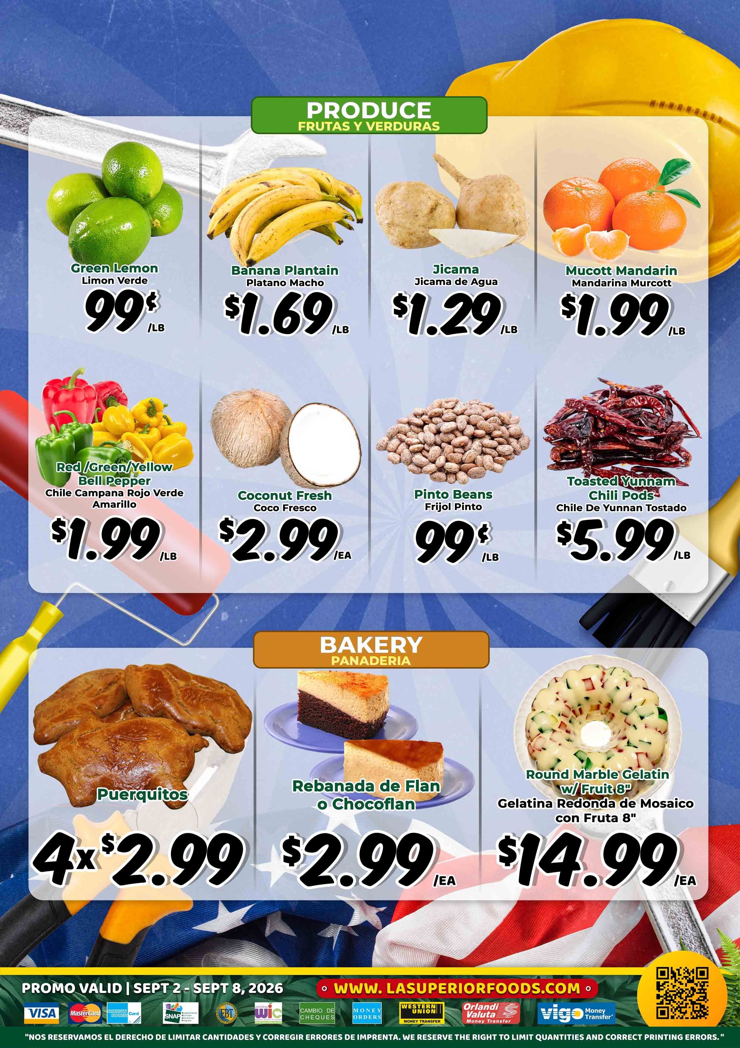 La Superior Mercados Weekly Ad September 2 - 8, 2026