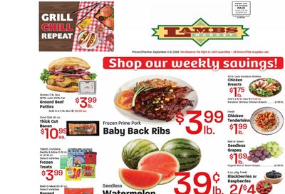 Lamb's Market Weekly Ad September 2 - 8, 2026