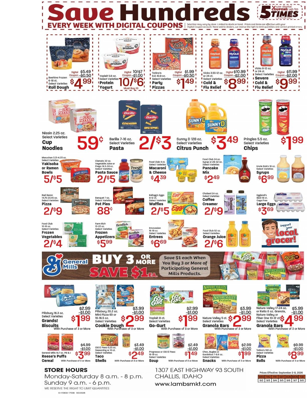Lamb's Market Weekly Ad September 2 - 8, 2026