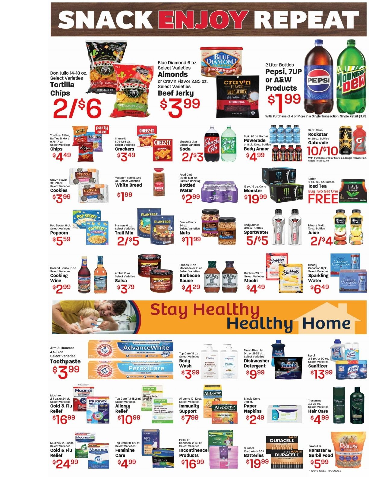 Clinton Market Weekly Ad September 2 - 8, 2026