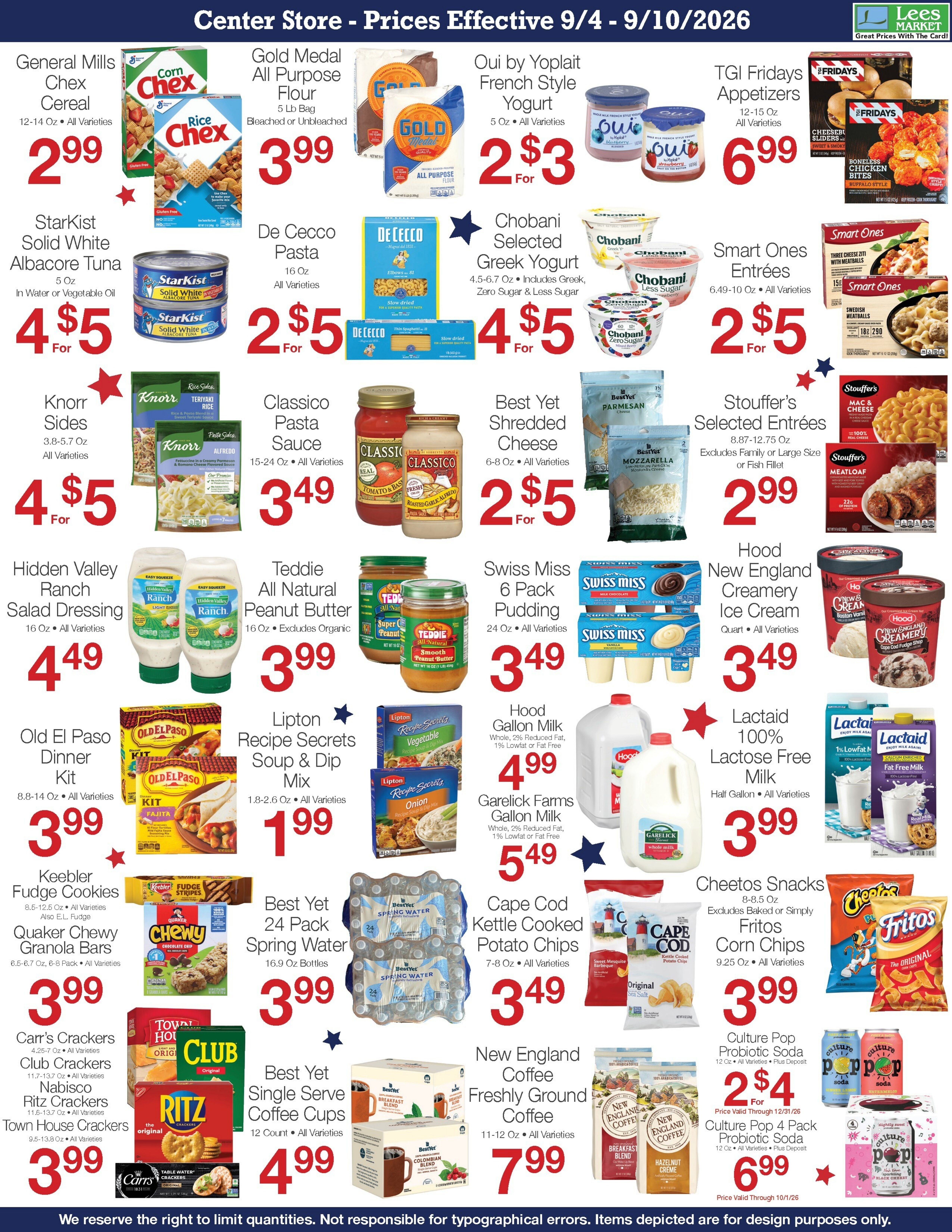 Lee's Market Weekly Ad September 4 - 10, 2026