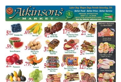 Atkinsons' Market Weekly Ad September 2 - 8, 2026