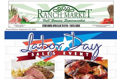 Clayton Ranch Market Weekly Ad September 2 - 8, 2026