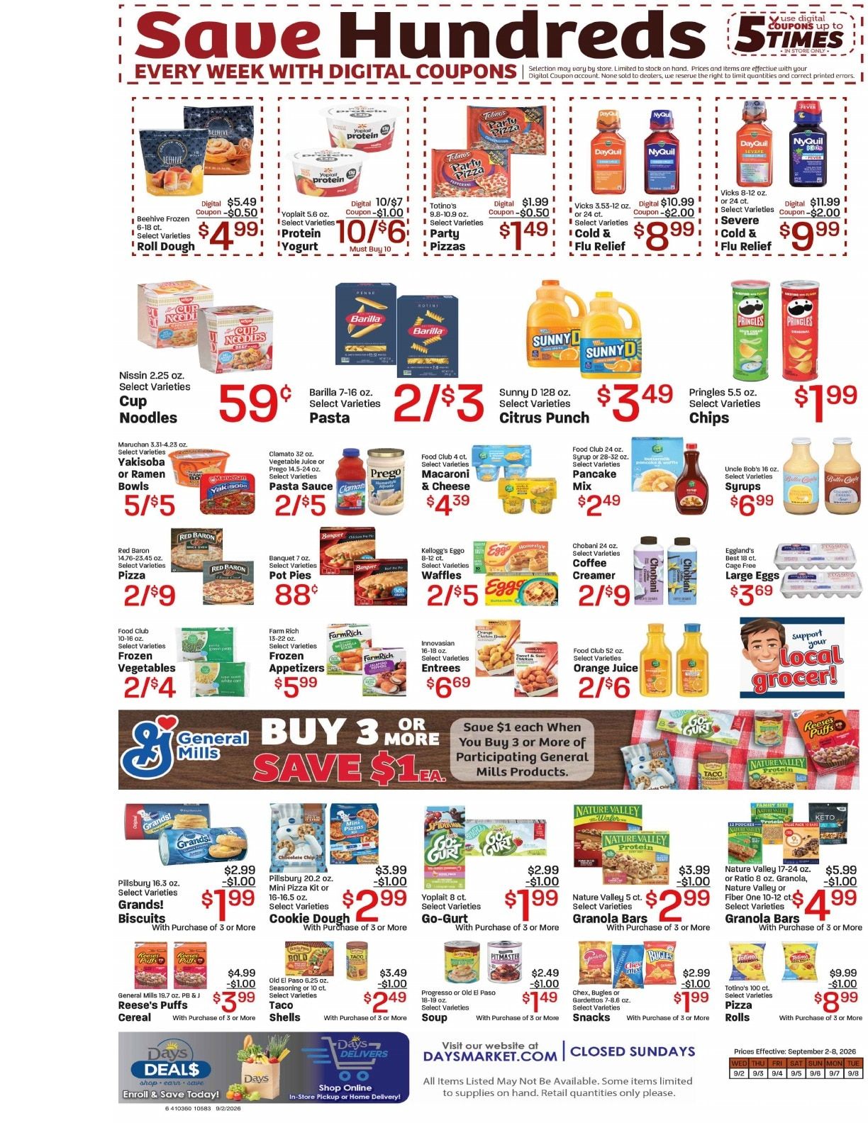 Day's Market Weekly Ad September 2 - 8, 2026