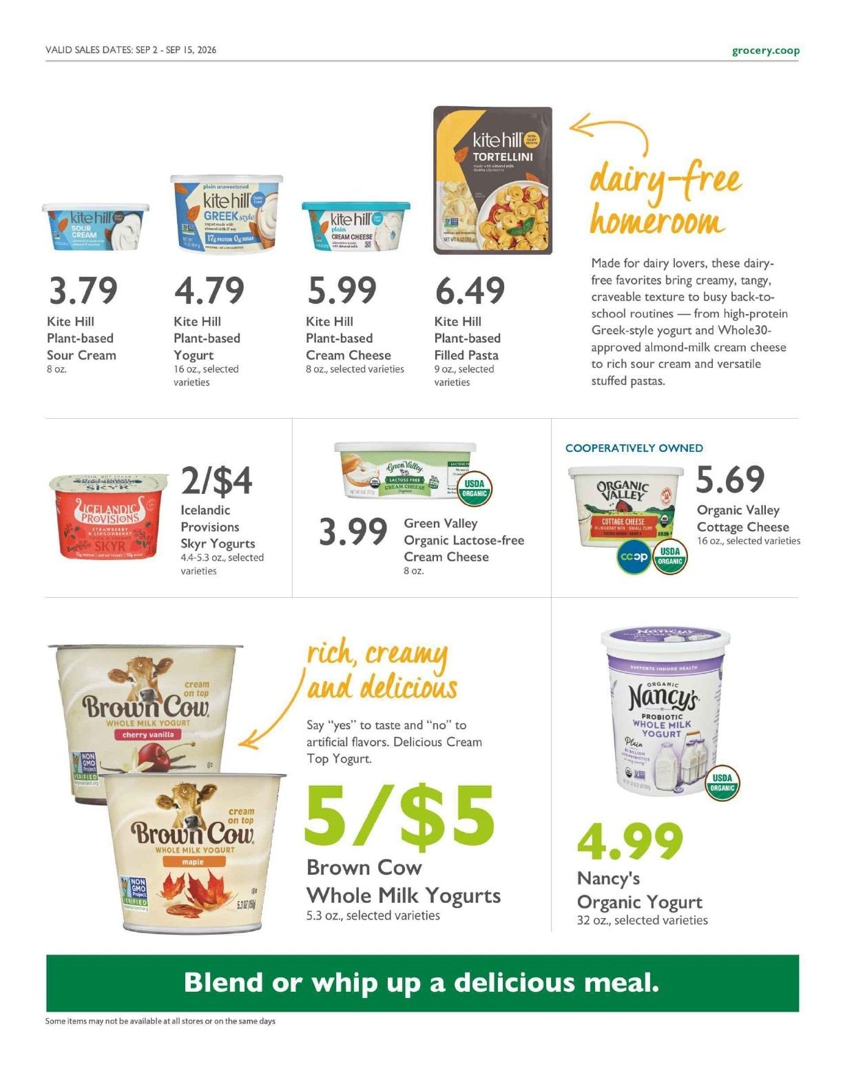 BriarPatch Food Co-op Co+op Deals Weekly Ad September 2 - 15, 2026