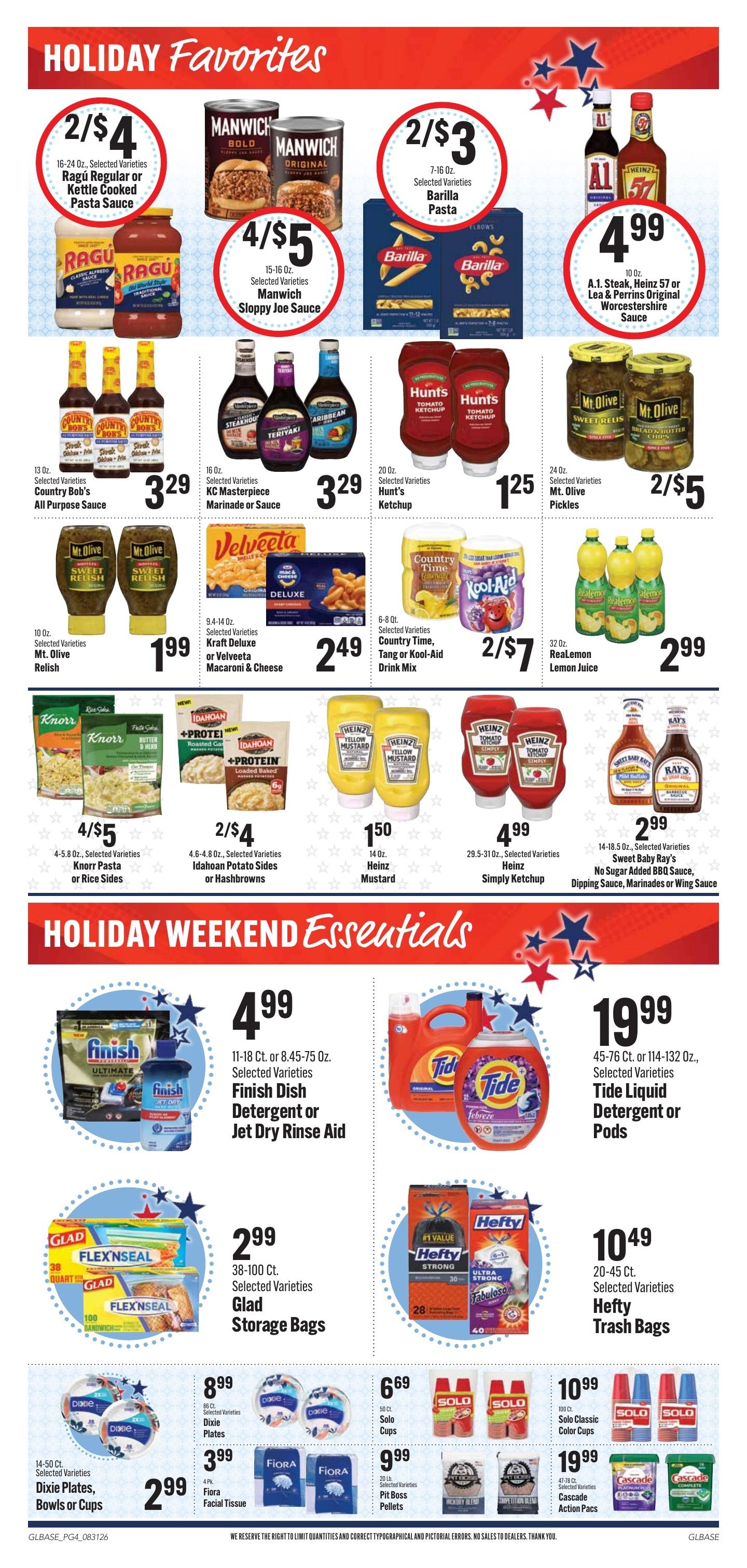 Bender's Foods (Wisconsin) Weekly Ad September 2 - 8, 2026