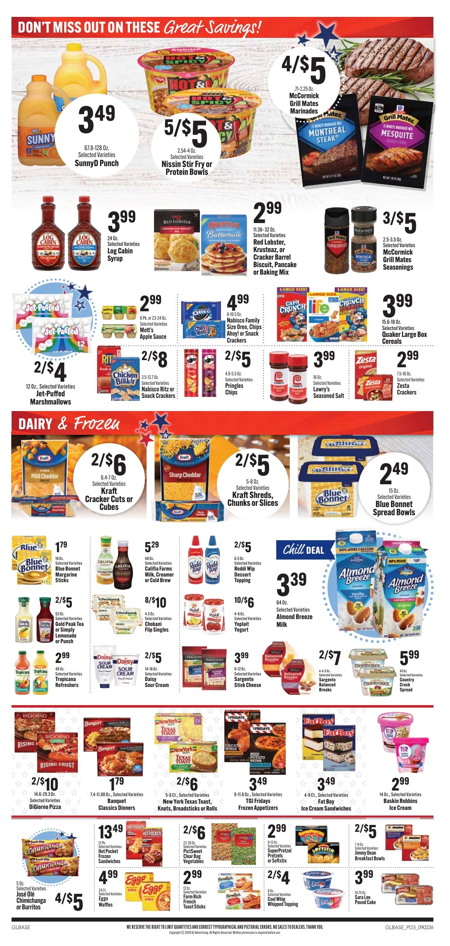 Bender's Foods (Wisconsin) Weekly Ad September 2 - 8, 2026