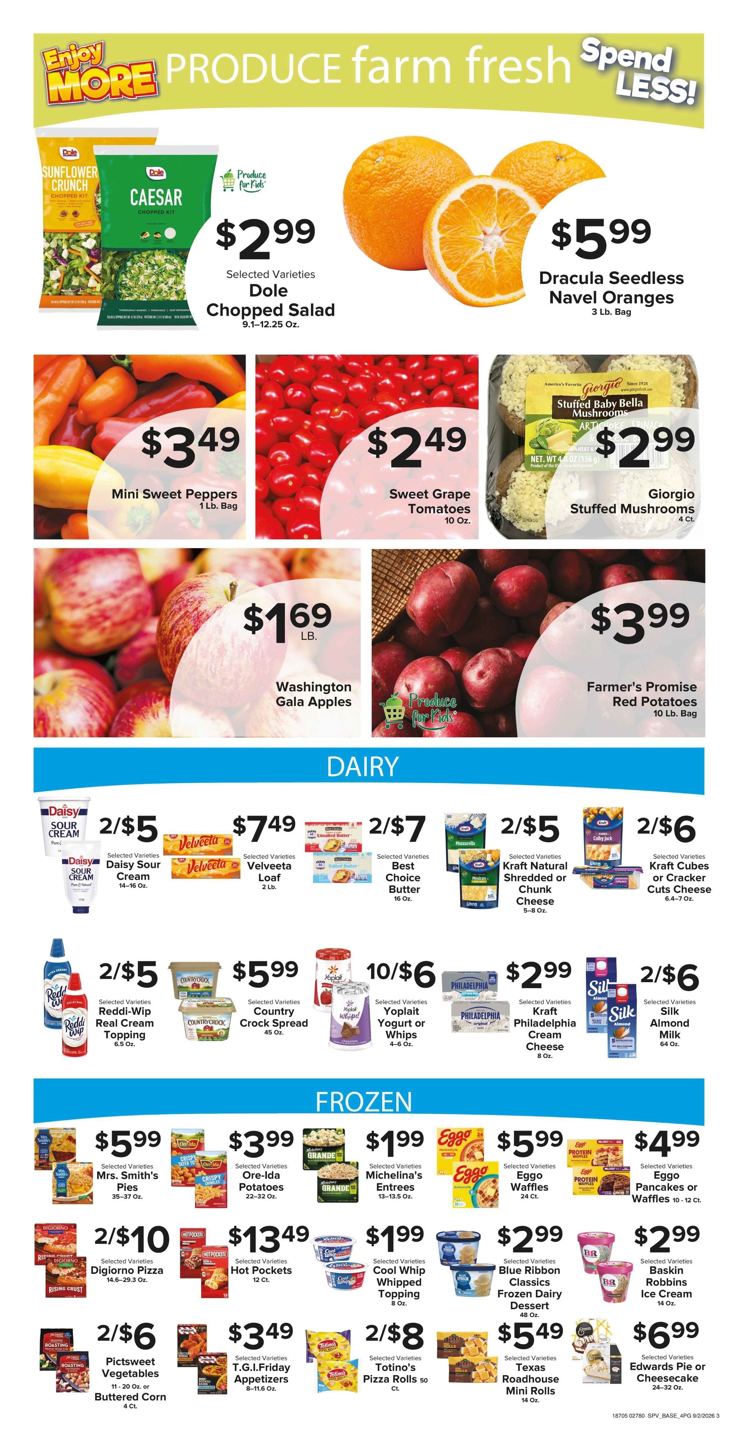 Muncy's Supermarket Labor Day -- Family Vibes Outside Weekly Ad September 2 - 8, 2026