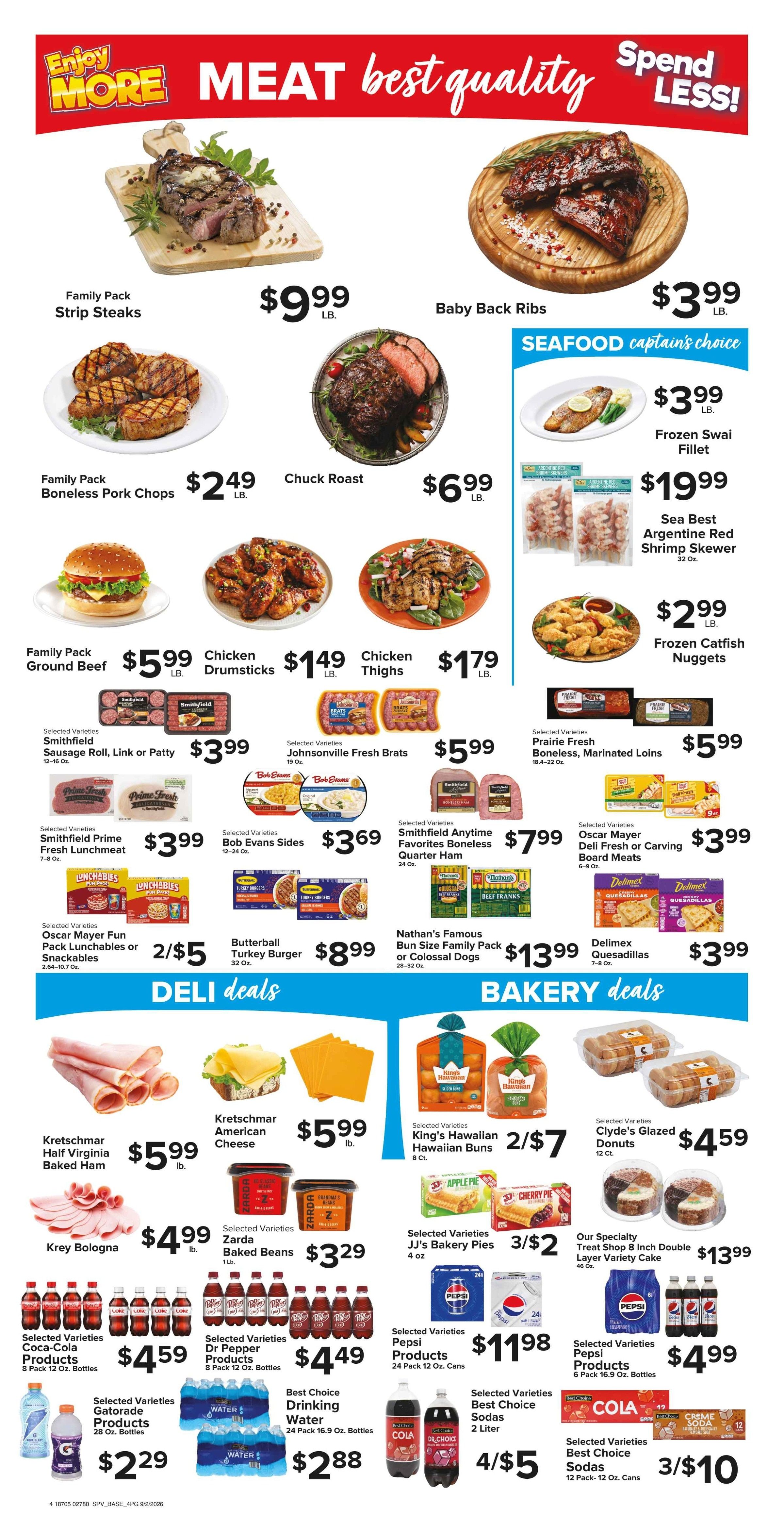 Muncy's Supermarket Labor Day -- Family Vibes Outside Weekly Ad September 2 - 8, 2026